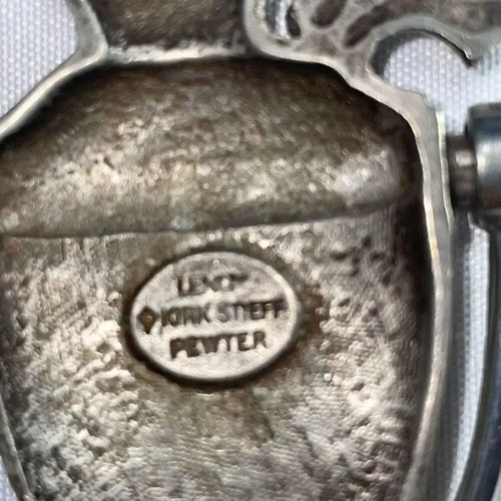1999 Lenox Kirk Stieff Collection Bless This Home Pewter Door Knocker Ornament‎